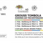 Tombola - Kiermes am Tricentenaire